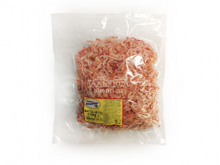 Путассу соломка с перцем: Кальмар стружка со вкусом краба (розовая)