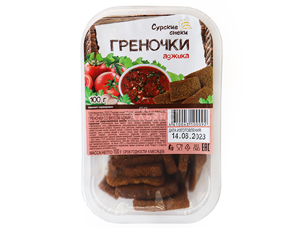 Сурские гренки с Аджикой (100 гр) в Барнауле