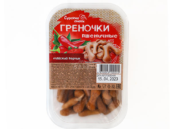 Сурские гренки Тайский перчик (100 гр) в Барнауле
