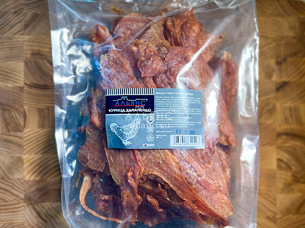 Мясо (АЛЬЯНС) вяленое курица 500гр "С халапеньо" в Барнауле