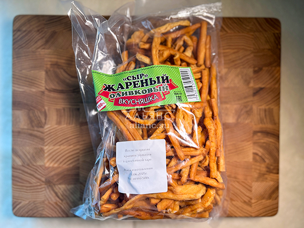 Жареный сыр "ВКУСНЯШКА" (Оливковый) 500гр. в Барнауле