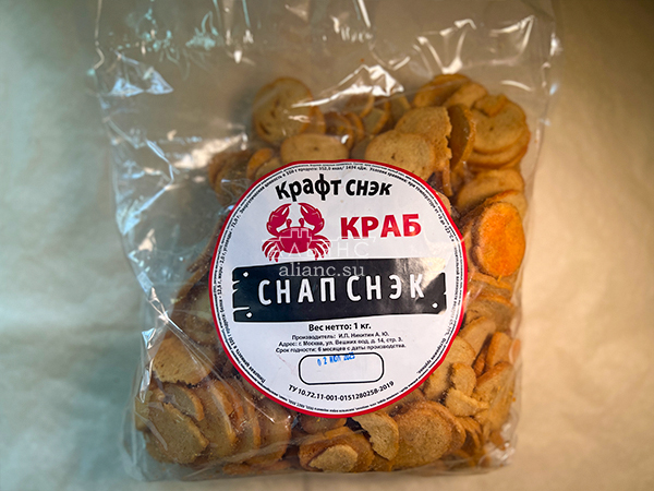Снапсы ПШЕНИЧНЫЕ "Краб" в Барнауле
