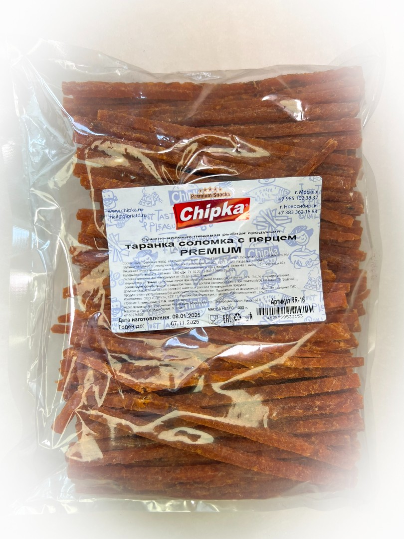 Таранка с перцем (соломка) (Chipka ПРЕМИУМ) в Барнауле