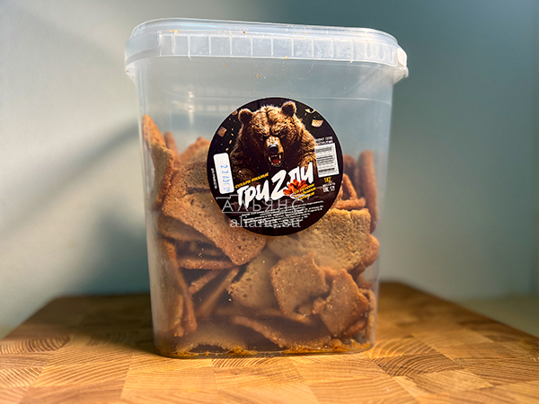 Ведро Ржаные гренки со вкусом Крылышки Барбекю (1 кг) в Барнауле