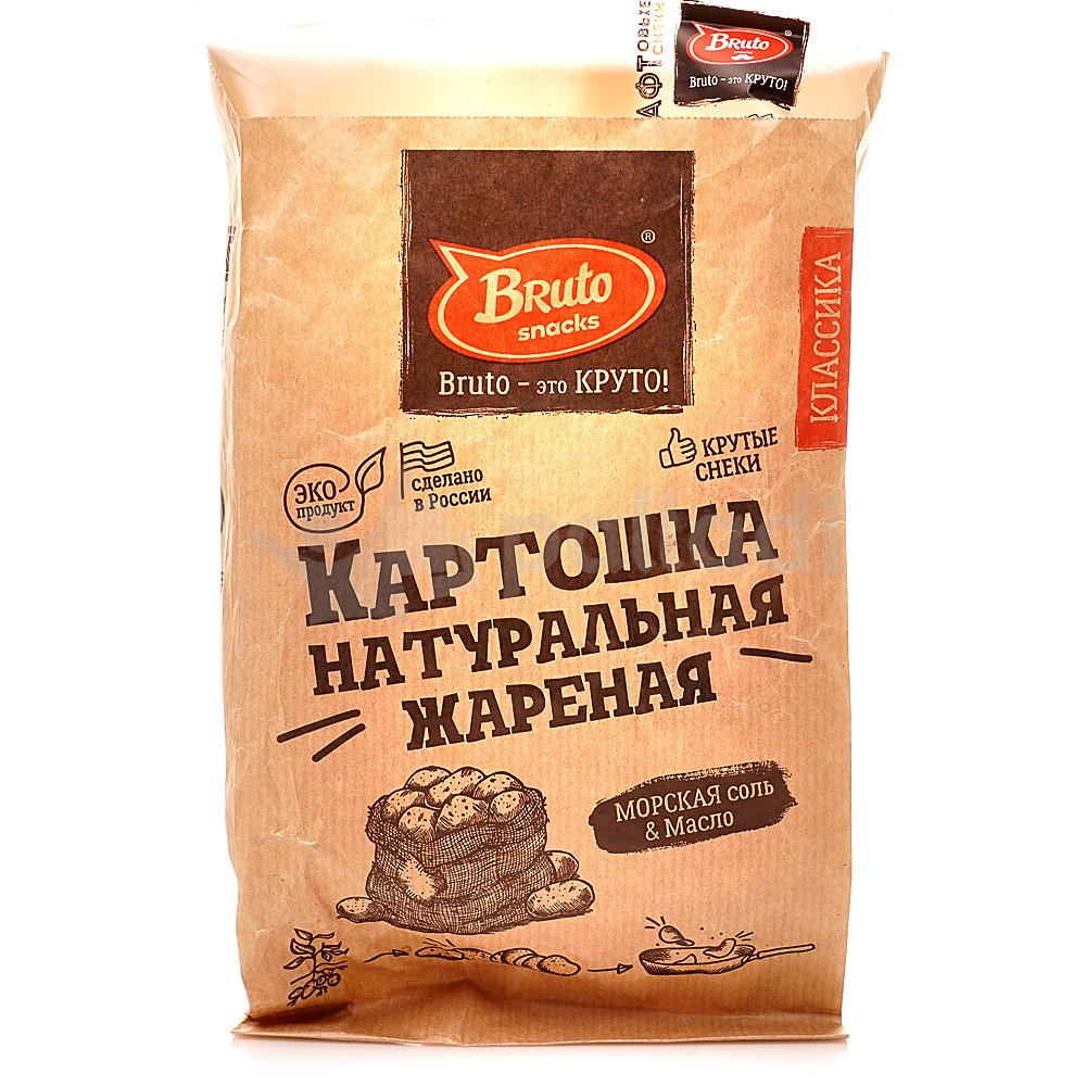 Картофель «Бруто» с солью 70 гр. в Барнауле