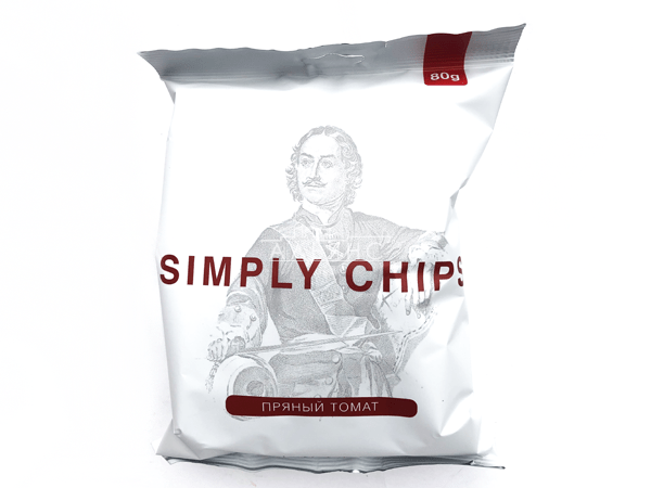 Картофельные чипсы "Simple chips" Пряный томат 80 гр. в Барнауле