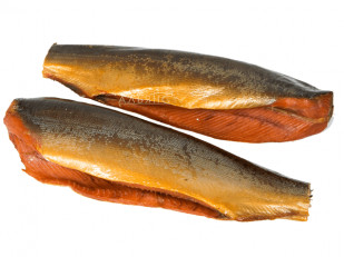 Семга теша (брюшки) холодного копчения: Горбуша балык холодного копчения